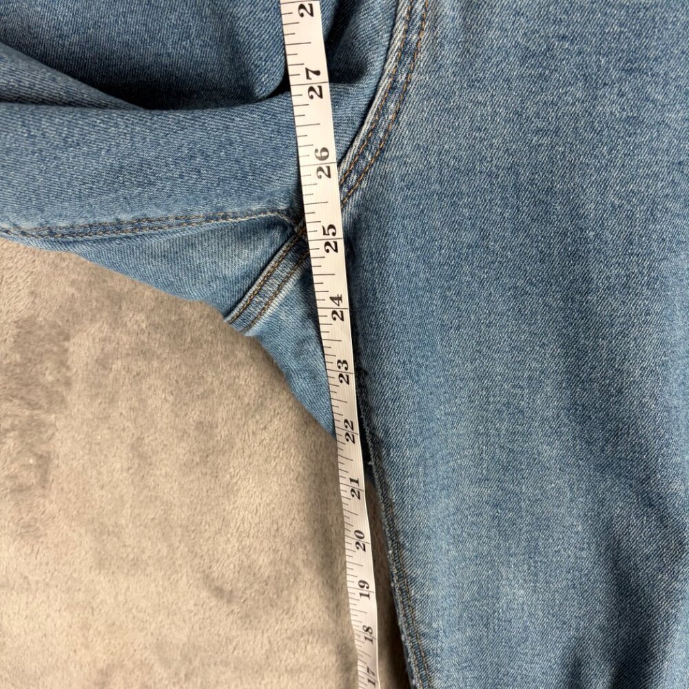 Old Navy Rockstar Super Skinny Jeans Women’s 18 Blue High Rise Distressed Y2K - Picture 5 of 7